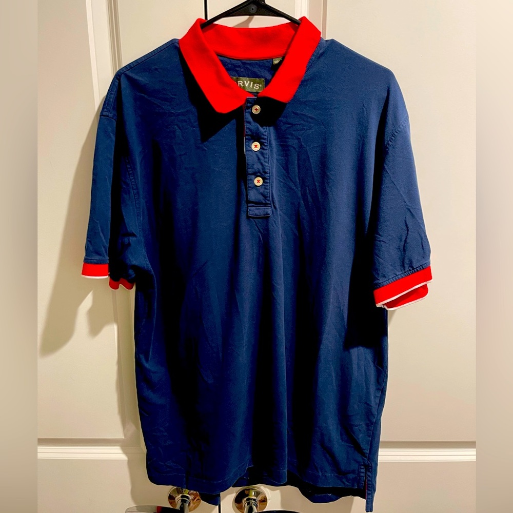 Mens Orvis polo short sleeve shirt